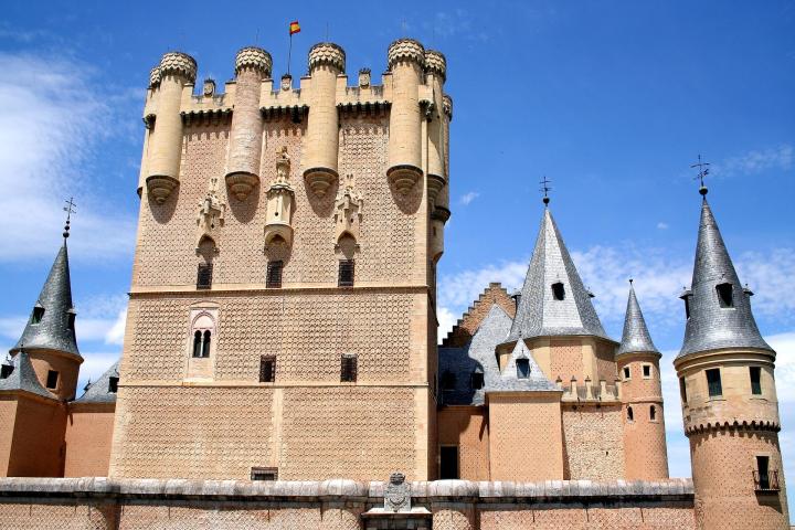 a castle on top of a building