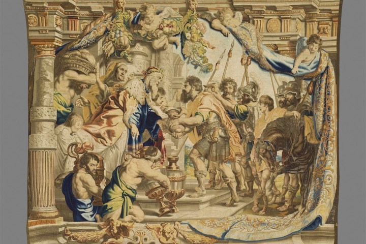 a painting of a book